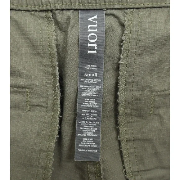 Vuori Women's Ripstop Oregano Camo Camouflage Cotton Pants Sz S - Picture 5 of 8